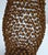 Set 2 Vintage Decorative Amber Gemstone Beaded Lattice Hourglass Shaped Candle Holders For Sale - Image 10 of 15