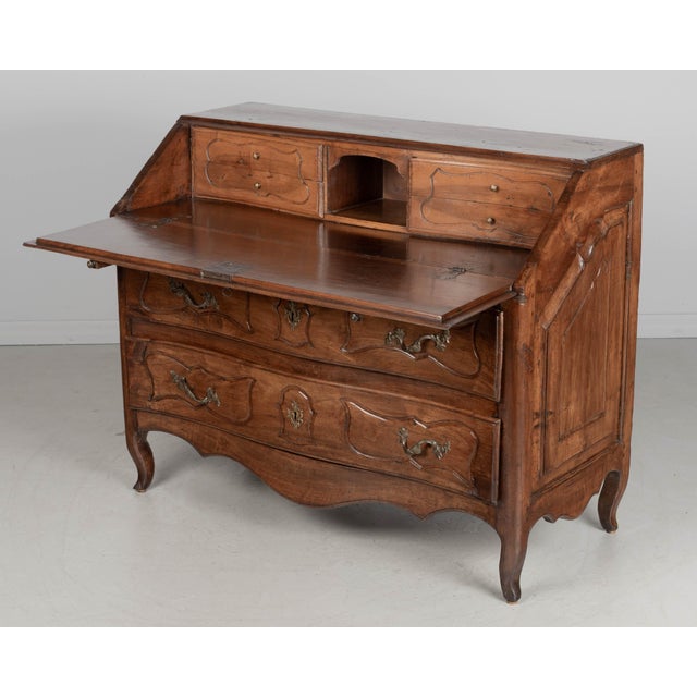 18th Century 18th Century Louis XV Scriban or Slant Front Desk For Sale - Image 5 of 15