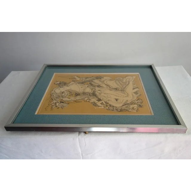 1970s Françoise Muller, 1970s, Aluminum & Paper & Vellum For Sale - Image 5 of 9