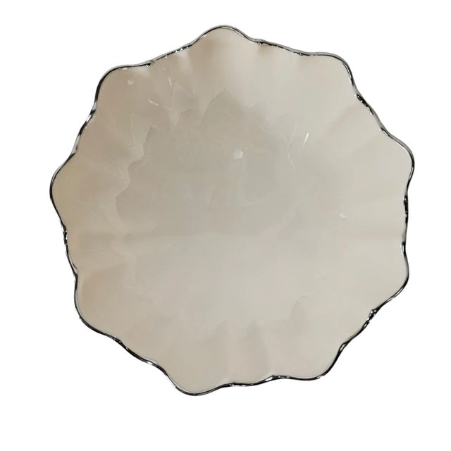 Traditional Lenox Symphony Bon Bon Fine China Footed Bowl For Sale - Image 3 of 7