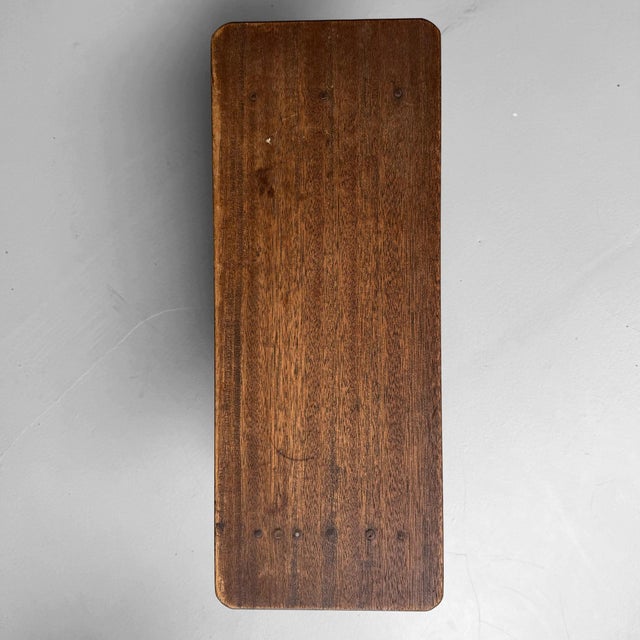 Vintage Wooden Fumidai Step Stool, Japan, 1950s For Sale - Image 6 of 10