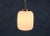 Mid-Century Danish White Glass and Brass Pendant Lamp, 1960s For Sale - Image 4 of 9