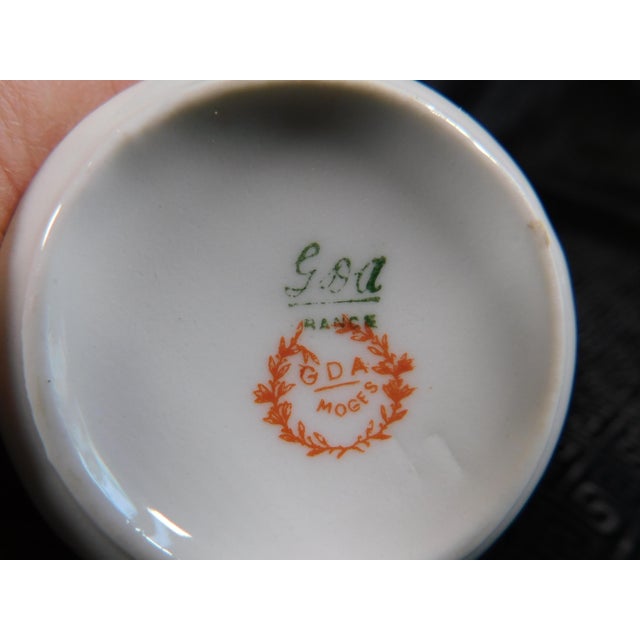 1900s imoges Gerard, Dufraisseix & Abbot Chocolate Cups - Set of 4 For Sale - Image 12 of 12