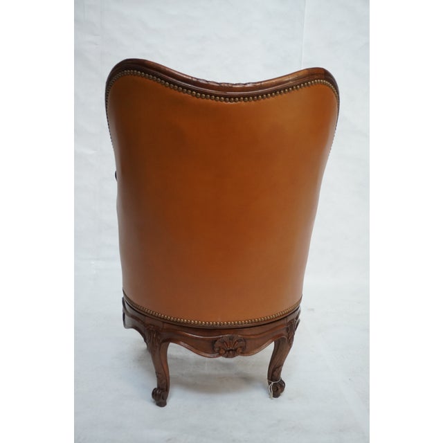 French Mid 19th Century French Louis XV Swivel Chair by J Nelson For Sale - Image 3 of 17