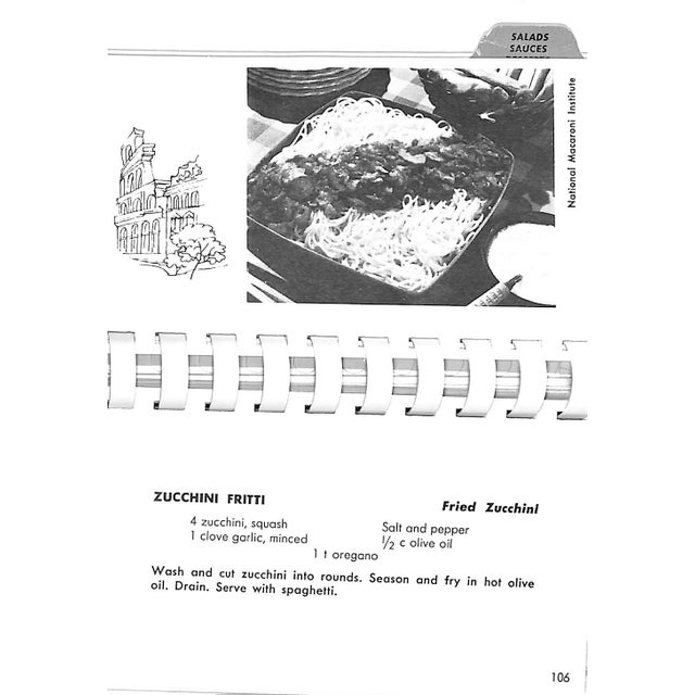 1950s "Thank You Mister Columbus the Choice Cuisine of Italy" 1956 Rosen, Ruth Chier For Sale - Image 5 of 7