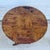 1970s Pair of Folding Bamboo and Rattan Round Side Tables For Sale - Image 4 of 10