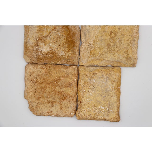 17th Century Set of Six Floral Tiles, Portuguese For Sale - Image 11 of 11