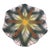 Mid-Century Modern South African Hand-Painted Ceramic Starburst Plates - a Pair For Sale In West Palm - Image 6 of 11