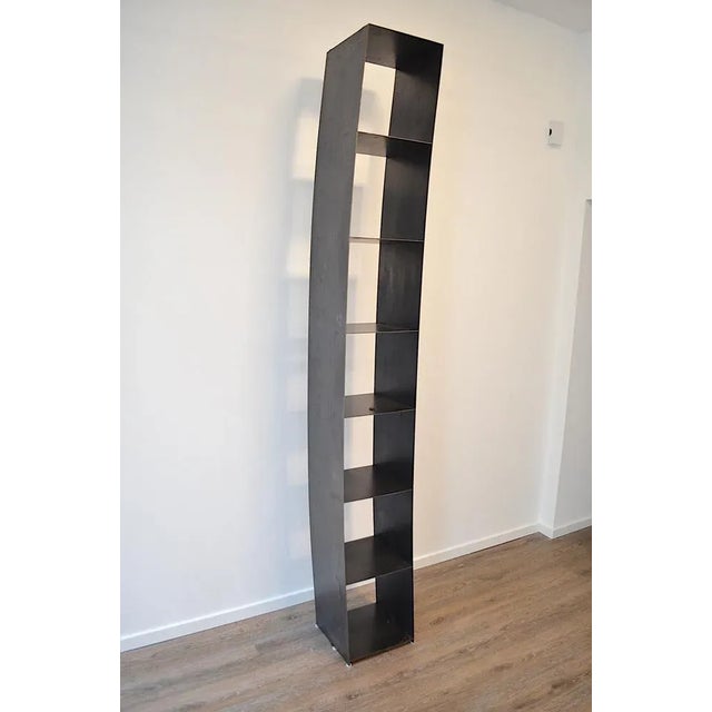Steel Braced Shelf by Wolfgang Laubersheimer for Pentagon, 1980s For Sale - Image 11 of 11