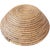 Early 20th Century Handwoven Coiled Rattan Shallow Basket 14.5 inchrs