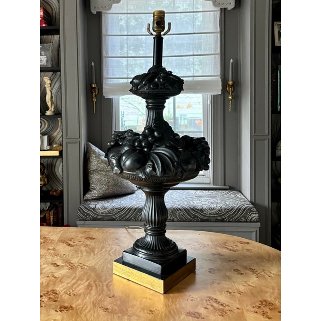 1960s Paul Hansen Hollywood Regency Topiary Lamp For Sale - Image 4 of 9