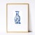 Early 21st Century "Blue and White Sleeve Vase #10" Contemporary Still Life For Sale - Image 5 of 7