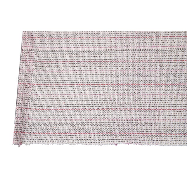 Mid 20th Century Mid-20th Century Vintage Flat-Weave Rug For Sale - Image 5 of 12