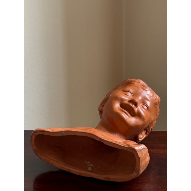 Mid-20th Century Italian Terracotta Bust For Sale - Image 13 of 15