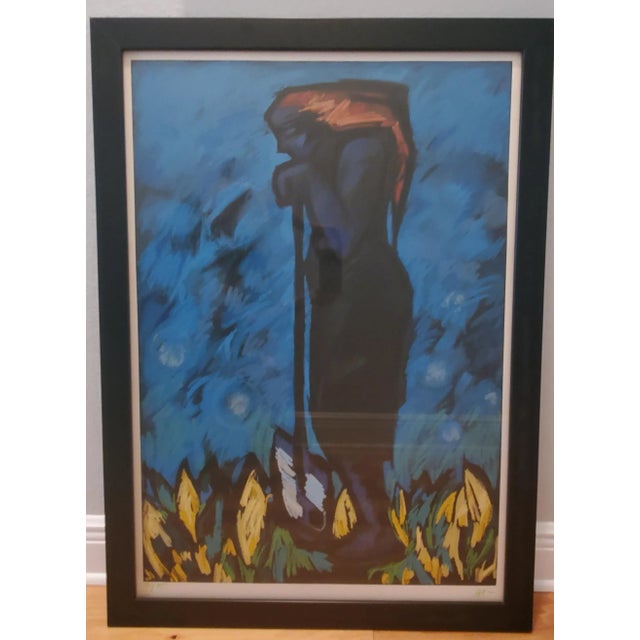 Anca Ionescu "Rest" Signed and Numbered Serigraph For Sale - Image 4 of 7