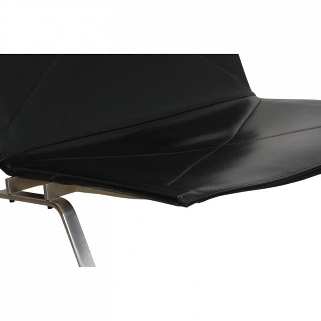 PK-22 Chair in Black Aura Leather by Poul Kjærholm For Sale - Image 15 of 18