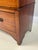 Early 20th Century English Edwardian Style Inlaid Mahogany Wardrobe With Beveled Oval Mirror For Sale - Image 6 of 16