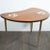 Mid-Century Organic Inlaid Brass & Walnut Bowfront Side/End Table by Mastercraft For Sale In New York - Image 6 of 10