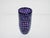 Murano Glass Vase with Floating Murrine Mosaic in Blue and Red, 1980s For Sale - Image 3 of 18