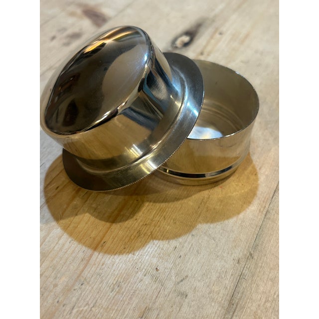 1950s Italian Silver Plate Rosary Box With Domed Lid For Sale In San Francisco - Image 6 of 8