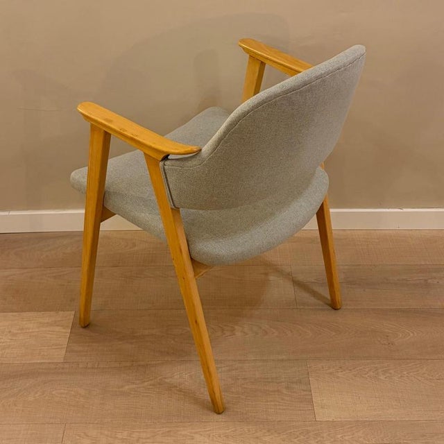 Wood Mid-Century Armchair by Guilleumas, Spain, 1960s For Sale - Image 7 of 12