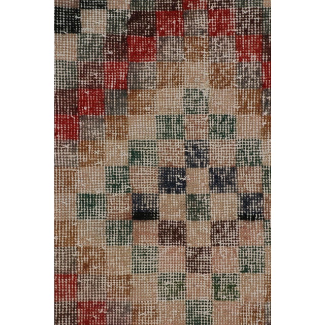 Rug & Kilim Vintage Zeki Müren Runner Rug, With Geometric Patterns, From Rug & Kilim For Sale - Image 4 of 7