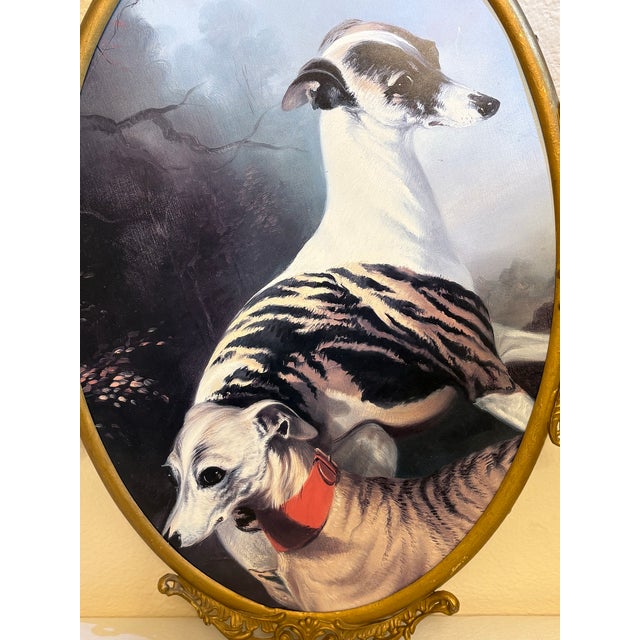 This stunning vintage wall art features the beloved 1981 masterpiece Whippets by renowned French painter Bernard de...