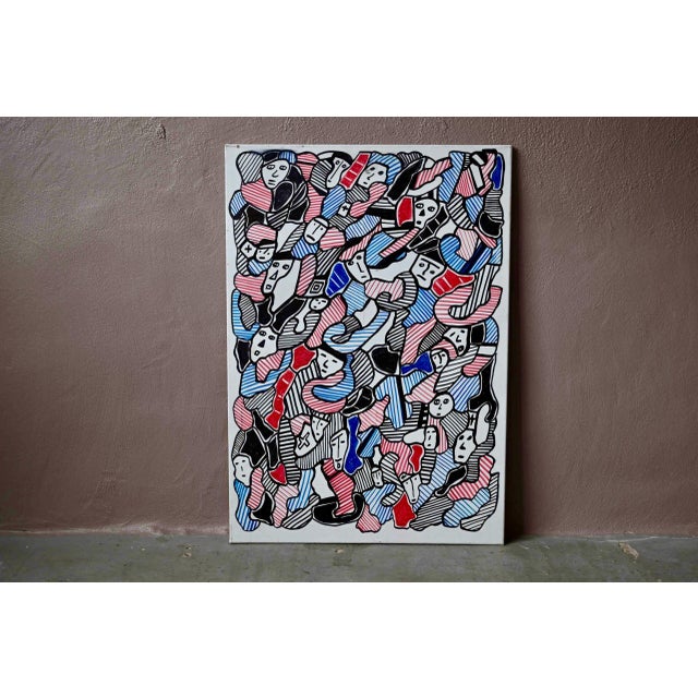 Jean Marie Gauthier, The Zygomars, Painting on Canvas For Sale - Image 9 of 10