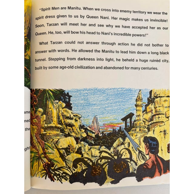 Paper Tarzan and the City of Diamonds Superscope Story Teller by Edgar Rice Burroughs 1977 For Sale - Image 7 of 9