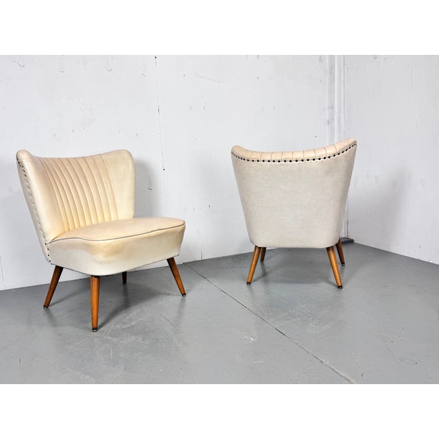 Vintage Cocktail Club Lounge Chairs from Artifort, 1950s, Set of 2 For Sale - Image 6 of 8