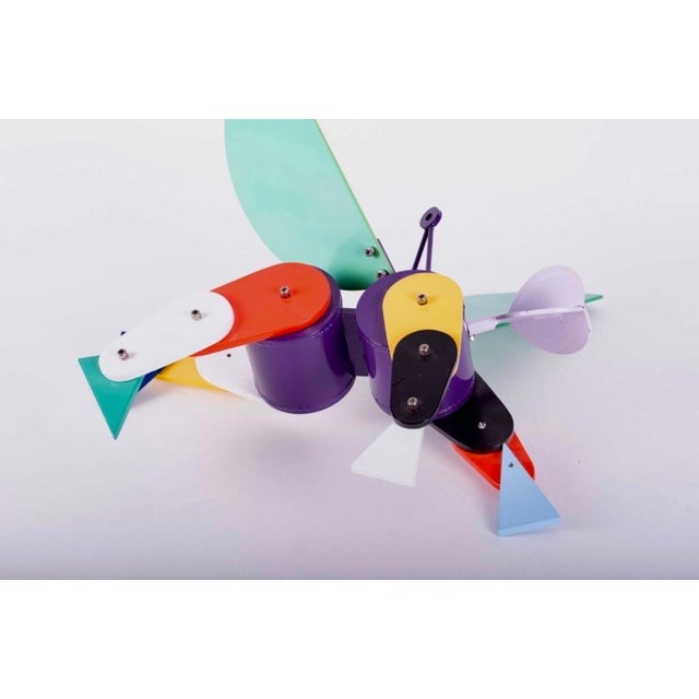 Peter Shire, Post Modernist Pop Art Metal Kinetic Angel Sculpture Memphis Milano Peter Shire For Sale - Image 17 of 18