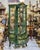 French Style Green Display Cabinet With Gold Leaf Details For Sale - Image 4 of 4