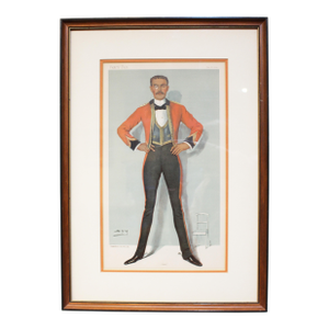 An English Vanity Fair Chromolithograph of "Ossie" by Sir Leslie Ward