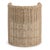 Coastal Contemporary Faux Wicker Outdoor Barrel Chair For Sale - Image 4 of 7