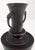 Early 20th Century Large Brass or Bronze Asian Two Handles Vase Urn Birds Motif Reliefs Clean! For Sale - Image 10 of 12