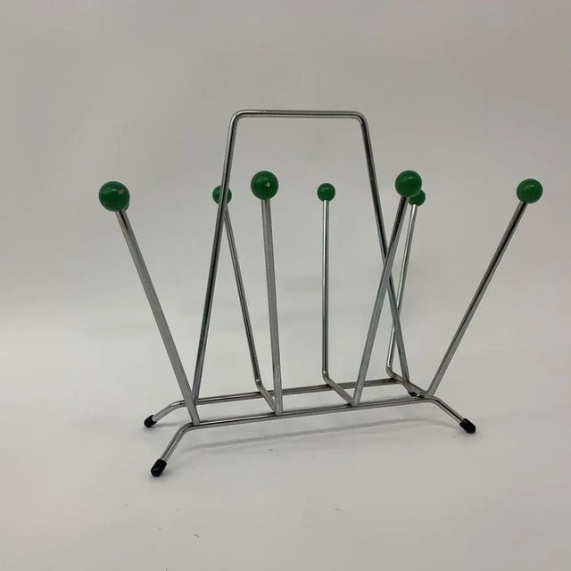 Space Age Sputnik Atomic Magazine Holder, 1970s For Sale - Image 6 of 6