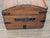 Antique 19th Century Handcrafted Wood and Iron Chest Trunk For Sale - Image 4 of 12