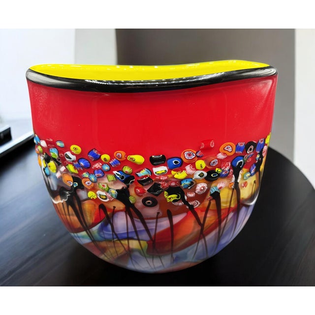 Murano Murrina Vase, 1980s For Sale - Image 9 of 17