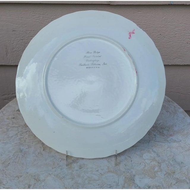 Either a decorative or functional vintage plate, this piece is hand painted and heralds the sunny seasons regardless of...