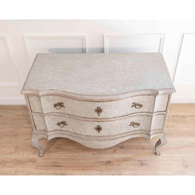 Rococo Late 18th-Century Swedish Baroque Chest of Drawers, circa 1790–1810 For Sale - Image 3 of 10