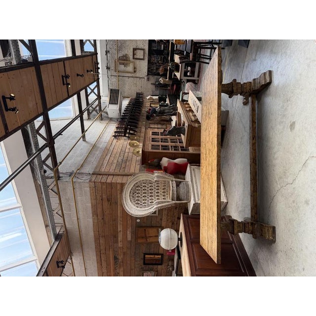 1980s Large Monastery Style Table in Fir, 1980s For Sale - Image 5 of 12