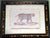 2000 - 2009 John-Richard Framed Nature Prints of a Tiger & Wildcat Pair Faux Tortoiseshell Wood 16x12.5 For Sale - Image 5 of 15