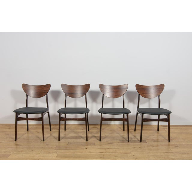 Mid-Century Modern Mid-Century Modern Rosewood Dining Chairs, Denmark, 1960s, Set of 4 For Sale - Image 3 of 18