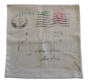 Postal Pillow Cover