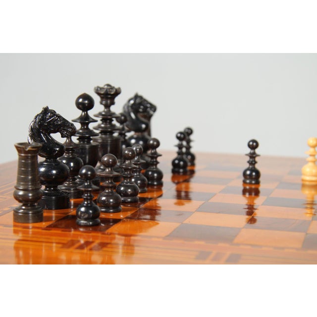 Late 19th Century Chess Table, 1890 For Sale - Image 4 of 13