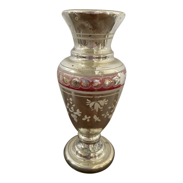 Late 19th Century Antique Mercury Glass Vase Chairish