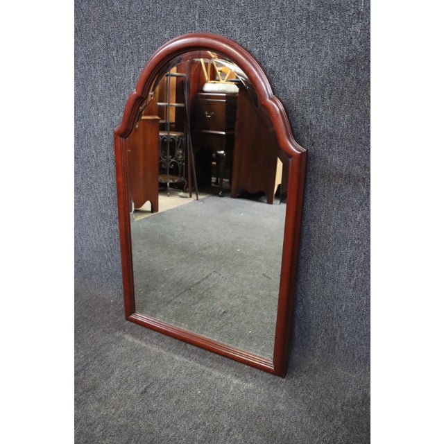 Henkel Harris chinoiserie style mirror in Cherry