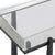 Onyx Thick Glass Top Table on Steel Frame For Sale - Image 8 of 8