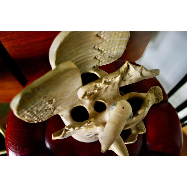 Sculptural Vase with Birds by Pierre Koppe, 1978 For Sale - Image 10 of 11