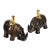 Rhinoceroses Plaster Candleholders by J. Luc Maisiere, 1900s, Set of 2 For Sale - Image 11 of 11